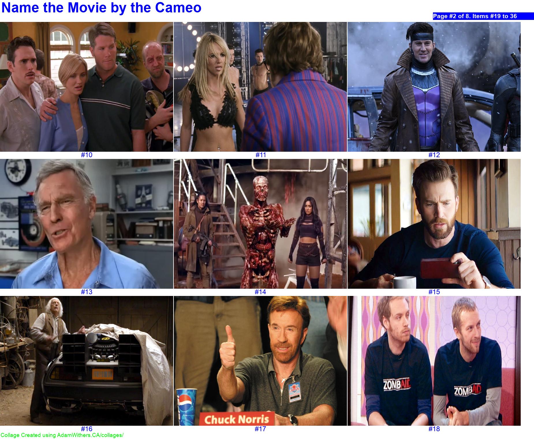 CollageC: guessMovieByCameo Page 2